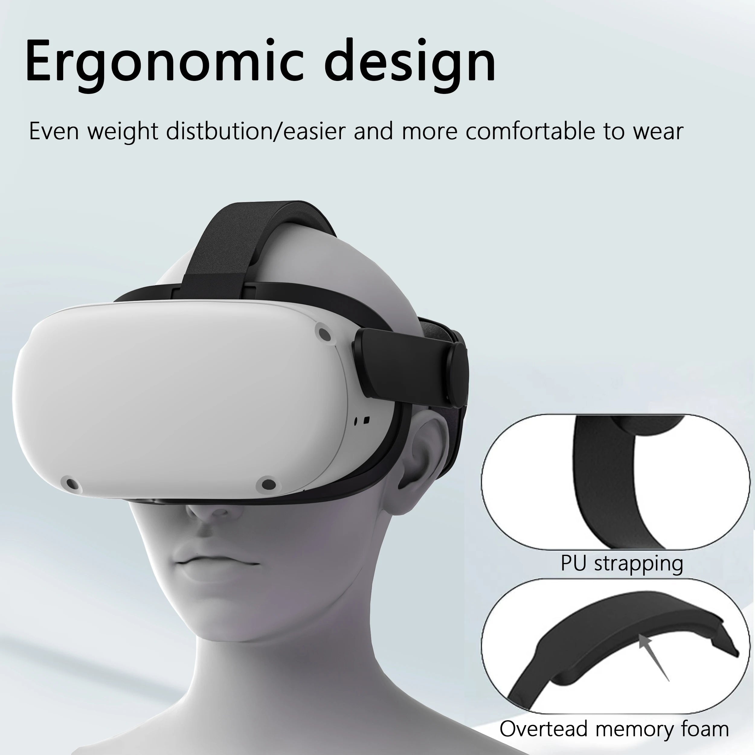 Design Head Strap Accessories Compatible With Quest 2