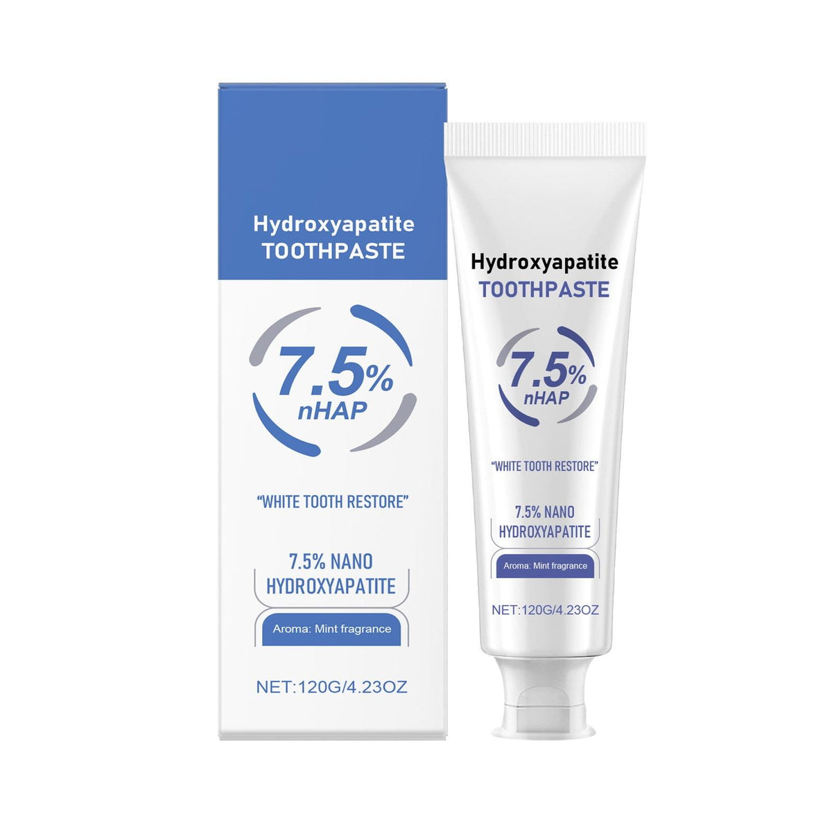7.5% Nano Hydroxyapatite Fluoride Toothpaste for Teeth Whitening