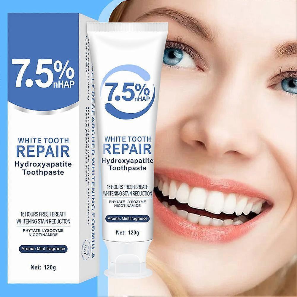 7.5% Nano Hydroxyapatite Fluoride Toothpaste for Teeth Whitening