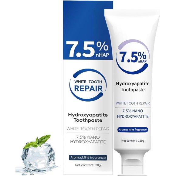 7.5% Nano Hydroxyapatite Fluoride Toothpaste for Teeth Whitening